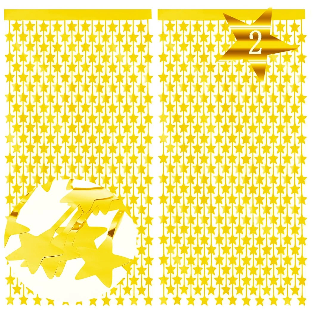 Abien Star Fringe Curtain — view 1