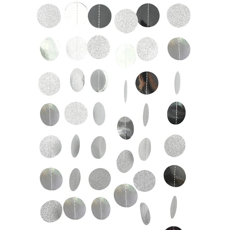 Abien Silver Circle Garland — view 1