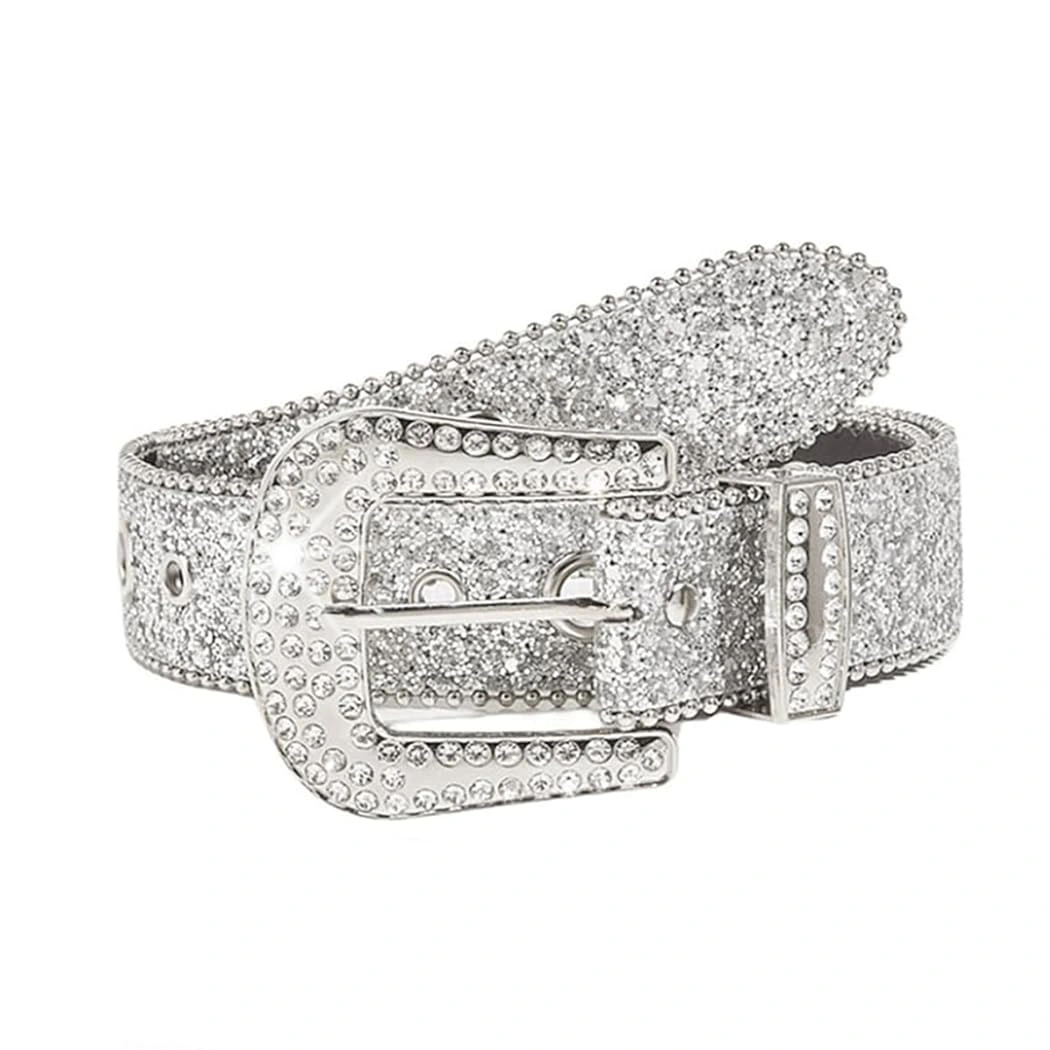 Abien Rhinestone Western Belt — view 1