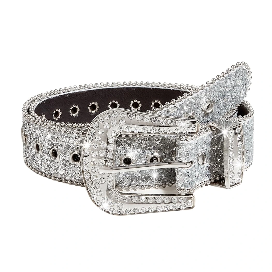 Abien Rhinestone Western Belt — view 1
