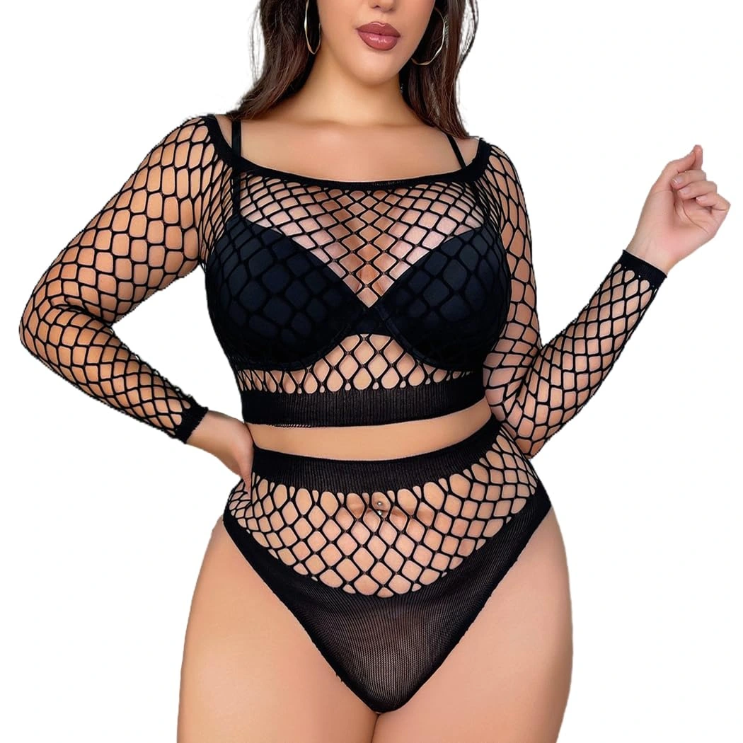 Abien Fishnet Bodystocking — view 1