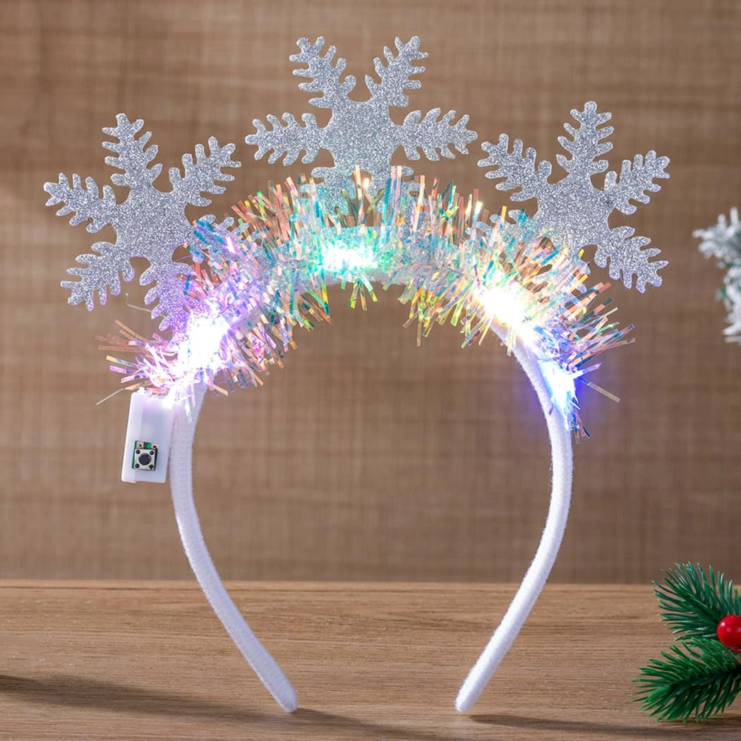 Abien Light-Up Snowflake Headband — view 1